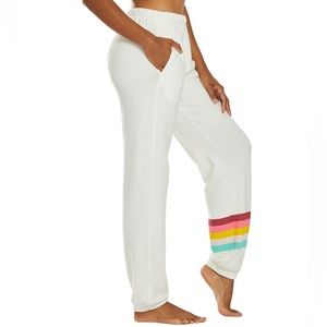 Spiritual gangster stripe soft sweatpants